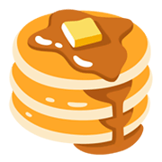 Emoji 🥞 Pancake su Google Android 12L.
