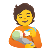 🧑‍🍼 Emoji Persona Que Alimenta Al Bebé en Google Android 12L.