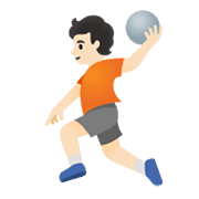 🤾🏻 Emoji Handballspieler(in): helle Hautfarbe Google Android 12L.