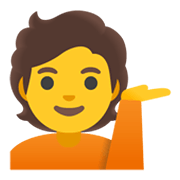 Emoji 💁 Persona Al Punto Informazioni su Google Android 12L.