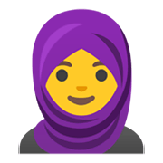 🧕 Emoji Mulher Com Véu na Google Android 12L.