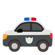 🚓 Emoji Coche De Policía en Google Android 12L.