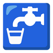🚰 Emoji Trinkwasser Google Android 12L.