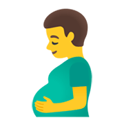 🫃 Emoji Hombre Embarazado en Google Android 12L.