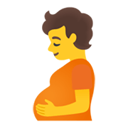 🫄 Emoji Persona Embarazada en Google Android 12L.
