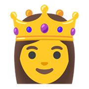 Emoji 👸 Principessa su Google Android 12L.