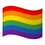 🏳️‍🌈 Emoji Regenbogenflagge Google Android 12L.