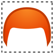 Émoji 🦰 Cheveux Roux sur Google Android 12L.