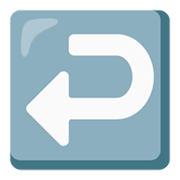 Emoji ↩️ Freccia Curva A Sinistra su Google Android 12L.