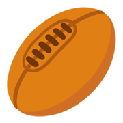 🏉 Emoji Balón De Rugby en Google Android 12L.