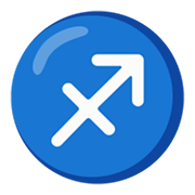 Emoji ♐ Segno Zodiacale Del Saggitario su Google Android 12L.