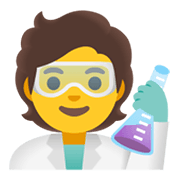 Emoji 🧑‍🔬 Persona Che Lavora In Campo Scientifico su Google Android 12L.
