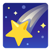 🌠 Emoji Estrella Fugaz en Google Android 12L.