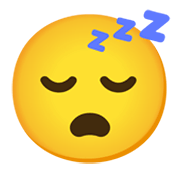 😴 Emoji schlafendes Gesicht Google Android 12L.