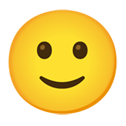 🙂 Emoji leicht lächelndes Gesicht Google Android 12L.