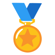 🏅 Emoji Medalla Deportiva en Google Android 12L.