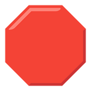 Emoji 🛑 Segnale Di Stop su Google Android 12L.