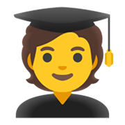 Emoji 🧑‍🎓 Studente su Google Android 12L.
