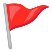 🚩 Emoji Bandera Triangular en Google Android 12L.