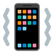 Emoji 📳 Modalità Vibrazione su Google Android 12L.