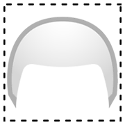 🦳 Emoji Pelo Blanco en Google Android 12L.