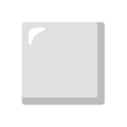 ◻️ Emoji mittelgroßes weißes Quadrat Google Android 12L.