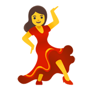 💃 Emoji tanzende Frau Google Android 12L.