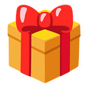 Émoji 🎁 Cadeau sur Google Android 12L.