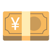 Emoji 💴 Banconota Yen su Google Android 12L.