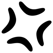 Emoji 💢 Rabbia su Google Android 4.3.