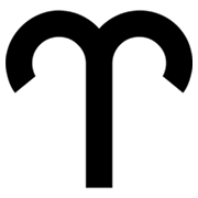 Emoji ♈ Segno Zodiacale Dell’Ariete su Google Android 4.3.