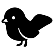 Émoji 🐦 Oiseau sur Google Android 4.3.