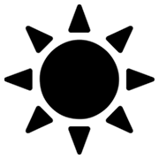Emoji ☀️ Sole su Google Android 4.3.