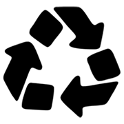 ♻️ Emoji Recycling-Symbol Google Android 4.3.
