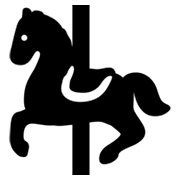 Emoji 🎠 Cavallo Da Giostra su Google Android 4.3.