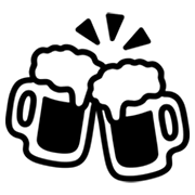 🍻 Emoji Jarras De Cerveza Brindando en Google Android 4.3.