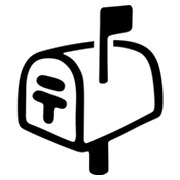 Emoji 📫 Cassetta Postale Chiusa Bandierina Alzata su Google Android 4.3.