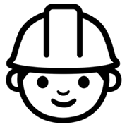 👷 Emoji Trabalhador De Construção Civil na Google Android 4.3.
