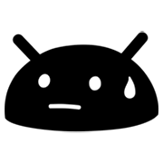 😓 Emoji Cara Con Sudor Frío en Google Android 4.3.
