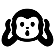 🙉 Emoji sich die Ohren zuhaltendes Affengesicht Google Android 4.3.