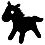Emoji 🐎 Cavallo su Google Android 4.3.