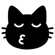 😽 Emoji küssende Katze Google Android 4.3.