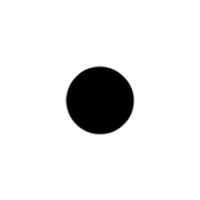 Émoji ⚫ Disque Noir sur Google Android 4.3.