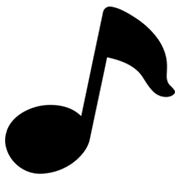 Émoji 🎵 Note De Musique sur Google Android 4.3.