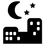 Emoji 🌃 Notte Stellata su Google Android 4.3.