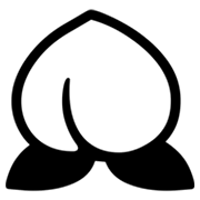 Emoji 🍑 Pesca su Google Android 4.3.