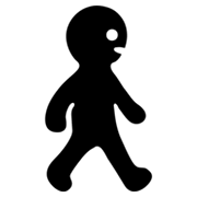 🚶 Emoji Persona Caminando en Google Android 4.3.