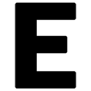 🇪 Emoji Indicador regional Símbolo Letra E Google Android 4.3.