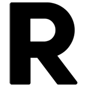Emoji 🇷 Lettera simbolo indicatore regionale R su Google Android 4.3.
