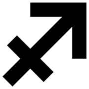 Emoji ♐ Segno Zodiacale Del Saggitario su Google Android 4.3.